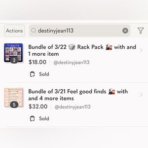 Bundle order for destinyjean113